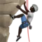 Person Climbing: Dark Skin Tone emoji on Apple iOS 15.4