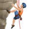️ Man Climbing: Light Skin Tone emoji on Apple iOS 17.4