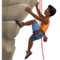 ️ Man Climbing: Medium-Dark Skin Tone emoji on Apple iOS 13.1