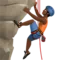 ️ Man Climbing: Medium-Dark Skin Tone emoji on Apple iOS 14.6