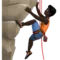 ️ Man Climbing: Dark Skin Tone emoji on Apple iOS 11.1