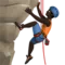 ️ Man Climbing: Dark Skin Tone emoji on Apple iOS 16.4