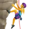 Woman Climbing emoji on iPhone