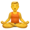 ️ Home en posició de lotus emoji a Apple iOS 13.3