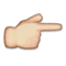 Jari Telunjuk Backhand Menunjuk ke Kanan emoji di Apple iOS 6.0