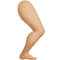 Leg: Medium-Light Skin Tone emoji on iPhone