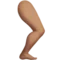 Leg: Medium Skin Tone emoji on Apple iOS 17.4