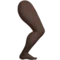 Leg: Dark Skin Tone emoji on Apple iOS 13.2