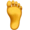 Foot emoji on Apple iOS 14.2