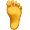 Foot emoji on Apple iOS 17.4