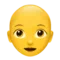 Woman: Bald emoji on iPhone