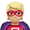 Superhero: Medium-Light Skin Tone emoji on Apple iOS 17.4