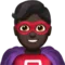 ️ Superheroi masculí: To de pell fosc emoji a Apple iOS 17.4