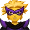Supervillain emoji on iPhone