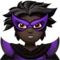 Supervillain: Dark Skin Tone emoji on Apple iOS 17.4