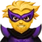 ️ Mężczyzna Superzłoczyńca emoji na Apple iOS 12.1