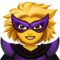 Woman Supervillain emoji on iPhone