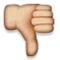 Thumbs Down emoji on Apple iOS 4.0