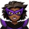 Woman Supervillain: Medium-Dark Skin Tone emoji on iPhone
