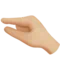 Pinching Hand: Medium-Light Skin Tone emoji on iPhone