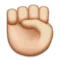 Gehetzte Faust Emoji auf Apple iOS 5.1