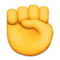 Raised Fist emoji on Apple iOS 9.1
