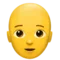 Osoba: Łysy emoji na Apple iOS 13.2