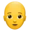 Person: Bald emoji on iPhone