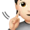 Penyandang Tuna Rungu: Warna Kulit Terang emoji di iPhone (iOS 14.5)