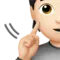 Κωφό άτομο: Ανοιχτόχρωμος τόνος δέρματος emoji στο iPhone (iOS 17.4)