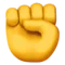 Pugno alzato emoji su Apple iOS 17.4
