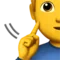 Deaf Man emoji on iPhone