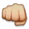 迫り来る拳 Apple の絵文字 iOS 5.0