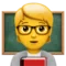 Nauczyciel emoji na Apple iOS 13.3