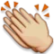 Clapping Hands emoji on Apple iOS 5.0