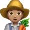 Çiftçi: Orta Ten Tonu Apple üzerinde emoji iOS 14.5