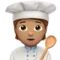 Cuiner/a: To de pell mitjà emoji a Apple iOS 14.5