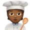 Cook: Warna Kulit Sedang-Gelap emoji di iPhone (iOS 14.5)