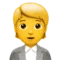 Treballador d'oficina emoji a Apple iOS 14.6