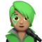 Singer: Medium Skin Tone emoji on Apple iOS 14.5