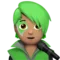 Singer: Medium Skin Tone emoji on Apple iOS 17.4