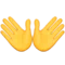 Open Hands emoji on Apple iOS 9.0