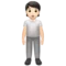 站立者：浅肤色 iPhone 上的表情符号 (iOS 13.3)