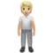 Person Standing: Medium-Light Skin Tone emoji on iPhone