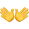 Open Hands emoji on Apple iOS 17.4