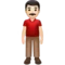 Man Standing: Light Skin Tone emoji on iPhone
