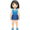 站立的女性：浅肤色 iPhone 上的表情符号 (iOS 14.2)