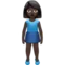 ️ Woman Standing: Dark Skin Tone emoji on Apple iOS 14.2