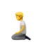 Person Kneeling emoji on iPhone
