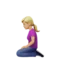 ️ Woman Kneeling: Medium-Light Skin Tone emoji on Apple iOS 14.6